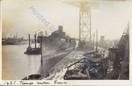 Japanese Battlecruiser Kongo fitting out — Nowstalgia Gallery