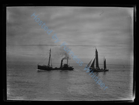 Steam Trawler GY 279 (Albatross) and Sail Trawler FD 52 (Osprey) — Nowstalgia Gallery