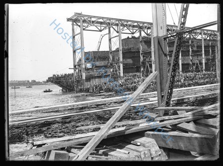 Japanese Battlecruiser Kongo Launch - The Slipways — Nowstalgia Gallery