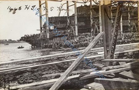 Japanese Battlecruiser Kongo Launch - The Slipways — Nowstalgia Gallery