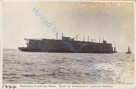 Floating Dock Duke of Connaught, the Canadian drydock for Montreal — Nowstalgia Gallery