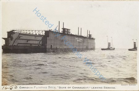 Floating Dock Duke of Connaught, the Canadian drydock for Montreal — Nowstalgia Gallery