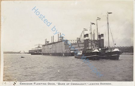 Floating Dock Duke of Connaught, the Canadian drydock for Montreal — Nowstalgia Gallery