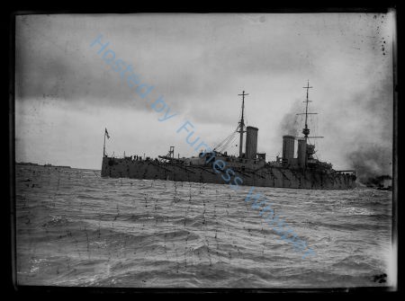 Battlecruiser HMS Princess Royal leaving Barrow — Nowstalgia Gallery