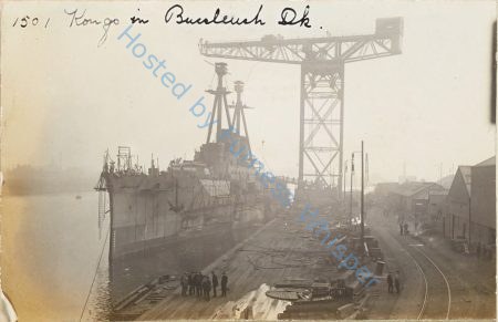 Japanese Battlecruiser Kongo in Buccleuch Dock — Nowstalgia Gallery