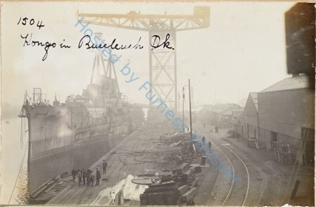 Japanese Battlecruiser Kongo in Buccleuch Dock — Nowstalgia Gallery