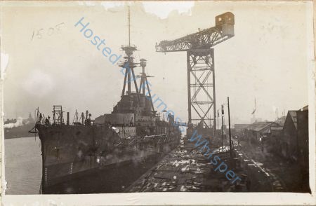 Japanese Battlecruiser Kongo in Buccleuch Dock — Nowstalgia Gallery