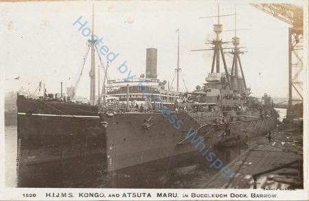 Atsuta Maru and Japanese Battlecruiser Kongo — Nowstalgia Gallery