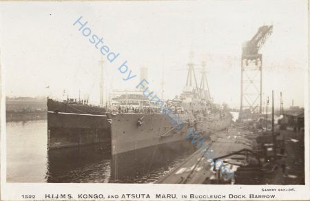 Atsuta Maru and Japanese Battlecruiser Kongo — Nowstalgia Gallery