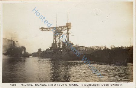 Atsuta Maru and Japanese Battlecruiser Kongo with Tug Furness — Nowstalgia Gallery