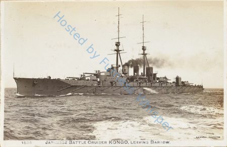 Japanese Battle Cruiser Kongo leaving Barrow — Nowstalgia Gallery