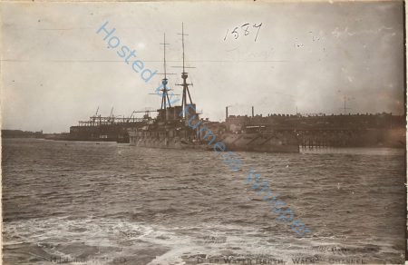 Japanese Battlecruiser Kongo at Deep Water Berth in Walney Channel — Nowstalgia Gallery
