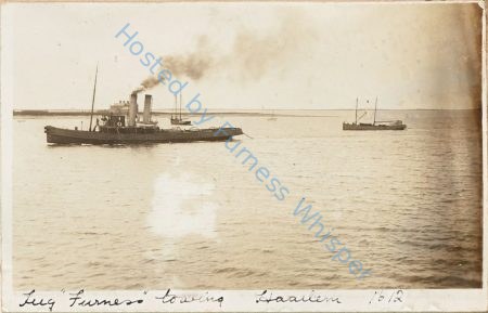 Furness towing ketch Haarlem past Piel Island — Nowstalgia Gallery