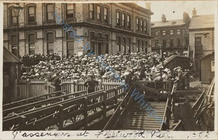 Crowd Scene At Fleetwood Pier — Nowstalgia Gallery