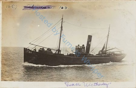 Steam Trawler A160 Grace Wetherley — Nowstalgia Gallery