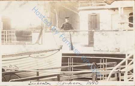 Inspector Thompson on ship beside Lady Moyra — Nowstalgia Gallery