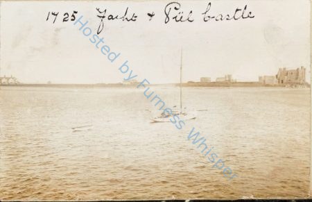 Yacht and Piel Castle — Nowstalgia Gallery