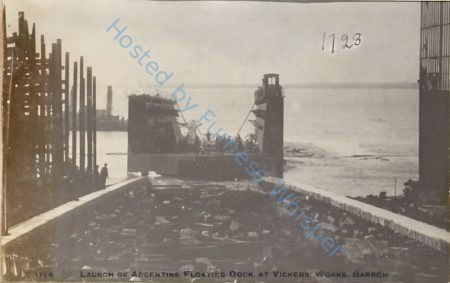 Launch of Dique Flotante No.2 Argentine Floating Dock — Nowstalgia Gallery