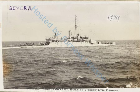 Monitor Javary (Severn) built by Vickers — Nowstalgia Gallery