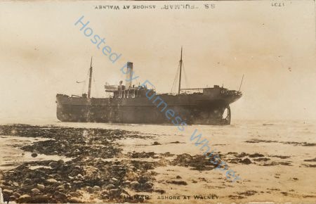 Cargo Vessel SS Fulmar Ashore at Walney — Nowstalgia Gallery