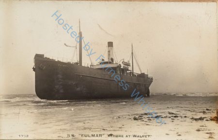 Cargo Vessel SS Fulmar Ashore at Walney — Nowstalgia Gallery