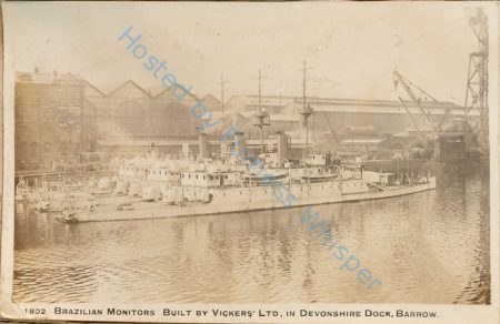 Brazilian Monitors Built by Vickers' Ltd., in Devonshire Dock, Barrow — Nowstalgia Gallery