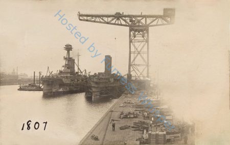 Reshadieh, (HMS Erin) and HMS Emperor of India — Nowstalgia Gallery