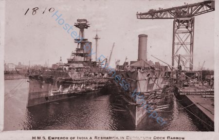Battleship HMS Erin Fitting Out — Nowstalgia Gallery