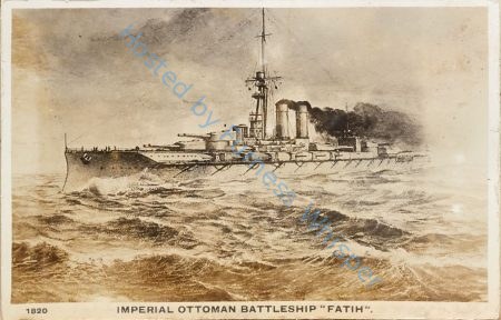 Imperial Ottoman Battleship FATIH. Lady Caillard laying 1st Keel plate 11 June 1917 — Nowstalgia Gallery