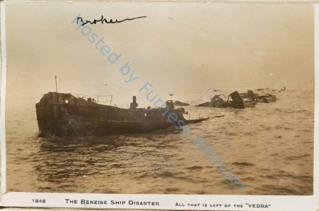 The Benzine Ship disaster   All that is left of the VEDRA — Nowstalgia Gallery