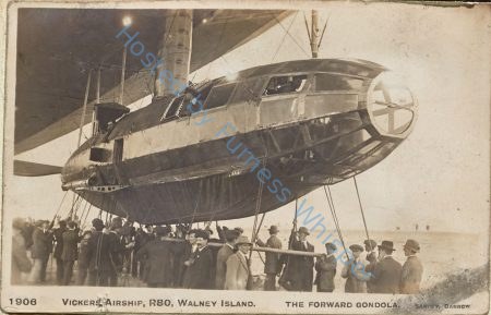 Vickers Airship, R80, Walney Island.    The Forward Gondola — Nowstalgia Gallery