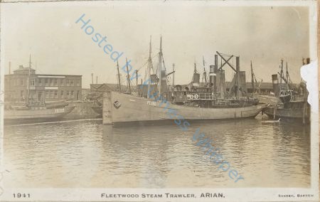 Fleetwood Steam Trawler FD130 Arian — Nowstalgia Gallery