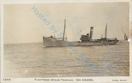 Fleetwood Steam Trawler FD327 Ida Adams — Nowstalgia Gallery