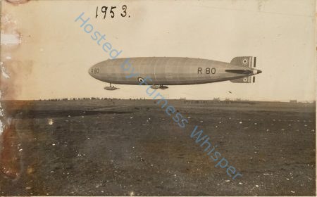 Airship R80 In Flight Just Above Ground — Nowstalgia Gallery