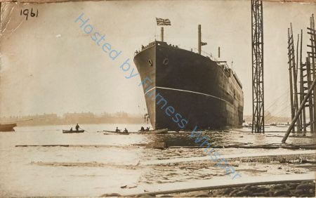 Launch of Cunard Liner ANTONIA, at Vickers, Ltd. Barrow — Nowstalgia Gallery