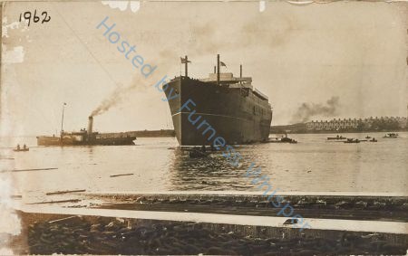 Launch of Cunard Liner ANTONIA, at Vickers, Ltd. Barrow — Nowstalgia Gallery