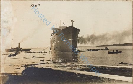 Launch of Cunard Liner ANTONIA, at Vickers, Ltd. Barrow — Nowstalgia Gallery