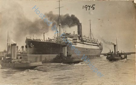 Cunard Liner SCYTHIA leaving Barrow — Nowstalgia Gallery