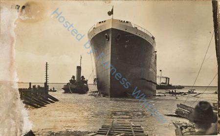Launch Of Australian Liner Moreton Bay — Nowstalgia Gallery