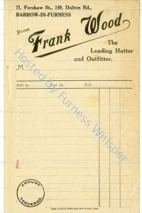 Frank Wood’s Hat Shop History
