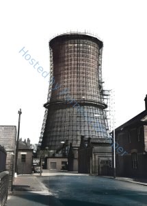 A Giant Falls: Barrow Bids Farewell to its Cooling Tower (1961)