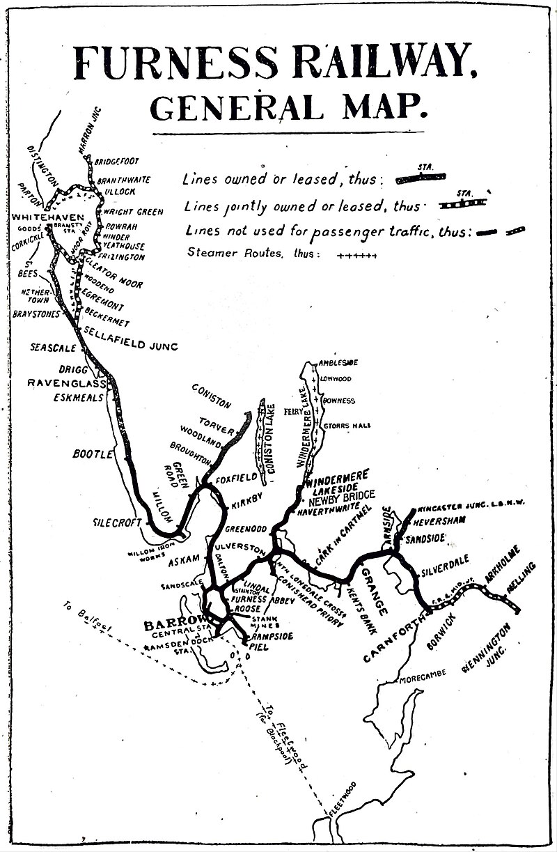 Image for A journey back in time the furness railway and barrow-in-furness