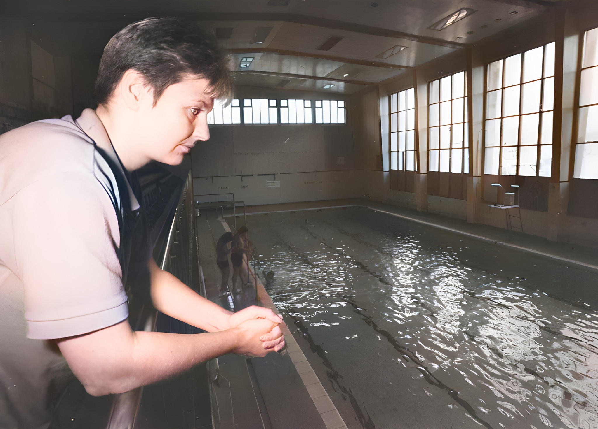 Image for Long-awaited plunge remembering barrow's abbey road baths