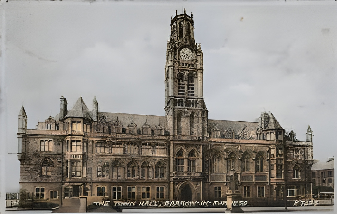 Image for Town hall a crown jewel in red sandstone