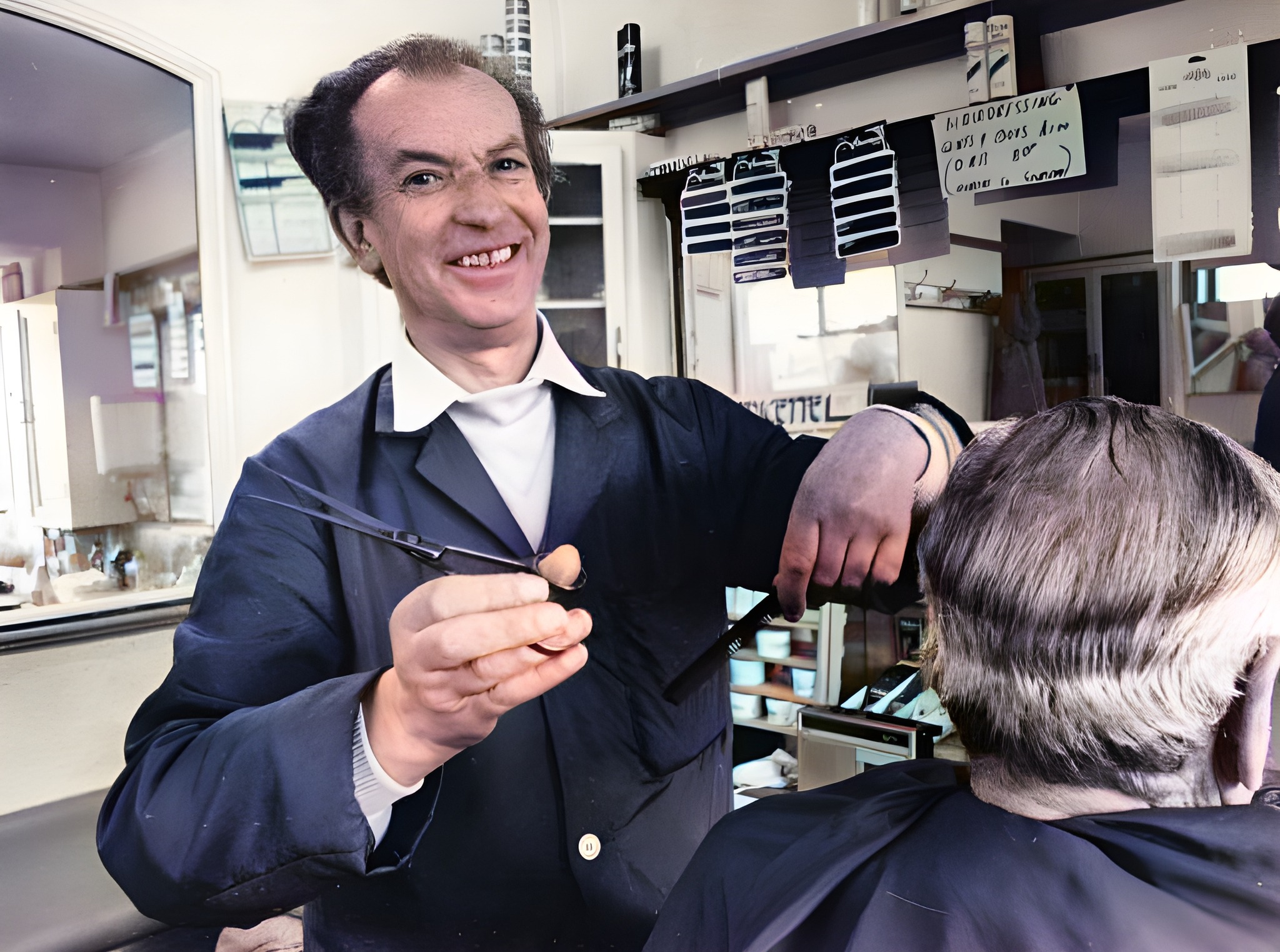 Image for Haircut ernie's barbershop, a barrow institution